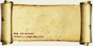 Jasna Rakezić vizit kartica